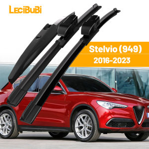 For Alfa Romeo Stelvio 949 2016-2023 1set Front & Rear Windshield Wiper Blades Windscreen Wipers 2017 2018 2019 2020 2021 2022
