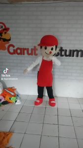 Kostum maskot badut kuliner resto dewasa lucu costume karnaval