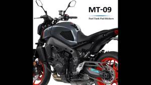 Motorcycle FOR YAMHA MT09 MT-09 SP 2024 2025 Rubber Protector Anti slip Tank Pad Sticker Set Gas Knee Grip Traction Side Decal