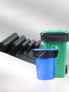 ขนาดใหญ่หนาพิเศษ สีดำ ถุงขยะสําหรับโรงแรมและการจัดการทรัพย์สินกลางแจ้งเชิงพาณิชย์ถังขยะขนาดใหญ่ Liners 60*80