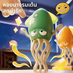 1 PC ตลกเต้นรําของเล่น Octopus Crawling Auto-Sensing หลีกเลี่ยงอุปสรรคสัตว์เลี้ยงอิเล็กทรอนิกส์เพลงแสงเด็กคริสต์มาสของขวัญ
