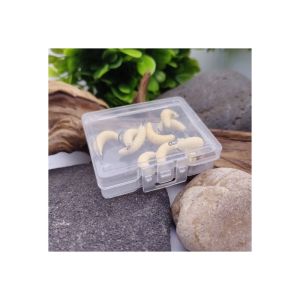 Fishing Bionic Rubber Maggot Fishing Bait Set Hooks Luminous Grub Lures Bass Trout Crappie Bluegill Ideal Freshwater Lake River