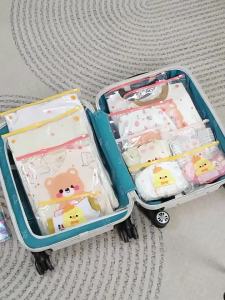 YEGBONG | Túi Đựng Đồ Chống Rò Rỉ Chống Thấm Nước Cho Trẻ Em Bộ 10/15/20 Chiếc Bộ Đồ Đựng Di Động In Hình Động Vật Dễ Thương Cho Trường Học Du Lịch Dã Ngoại