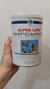 Combo 3 Lon - Sữa Non Alpha Lipid Life Line Chính Hãng 450g - Tặng Kèm Hóa Đơn Và Ly Lắc 250ml