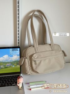 KDMILD | Pure color versatile Commuter Tote Bag Large capacity