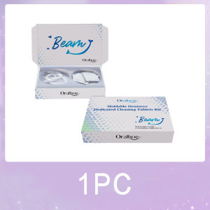 Adjustable Dentures Set Moldable False Teeth Soild Glue Teeth Gaps Broken Repair Upper Lower Fake Teeth Cover Cleansing Tablets
