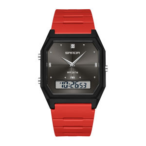 Sanda | SANDA New Fashion Mens Electronic Watch Multifunctional Calendar Waterproof Alarm Clock Sports LED Student Electronic Watch
