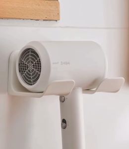From the Kitchen Hair Dryer Rack Holder Punch-free Toilet Wall Bracket Bathroom Hair Dryer Storage Placement Shelf