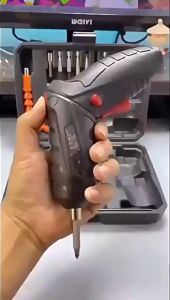 Cordless Electric Screwdriver 3.6V Rechargeable Power Drill with 47pcs Accessories Set