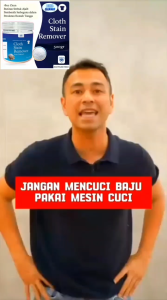 Buz cleaner pabrik cleaner (Berat 250 gram) pembersih noda baju kain sarung bantal mencerahkan pakaian Serbuk Ajaib BUZ