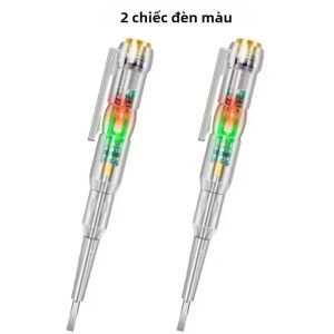 Bút Thử Điện Áp Xoay Chiều Không Tiếp Xúc Thông Minh Đồng Hồ Đo Điện Áp Máy Dò Điện Tua Vít Kèm Pin