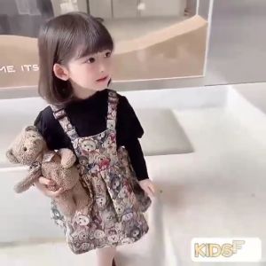 (KIDSFO-106) SALE Dress Anak Perempuan Overall Super Kate