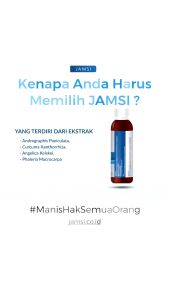 JAMSI Jamu Diabetes Herbal Obat Kencing Manis Penurun Gula Darah 100 ML