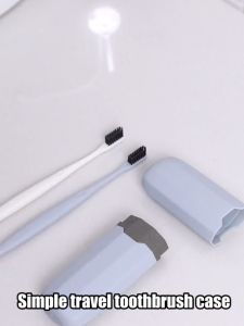 1pcs Home Portable Toothbrush Box: Travel-Ready Toothpaste Storage Box for Essentials on the Go!
