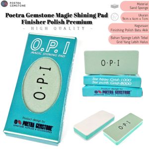 Poetra Gems Stone Opi Magic Shining Pad: Pengkilat Batu Permata Emas & Perak