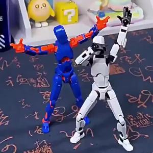 Titan 13 Action Figures T13 Figure 3D Printed Multi-Jointed Movable Lucky 13 Action Figure Nova 13 Action Figure Dummy