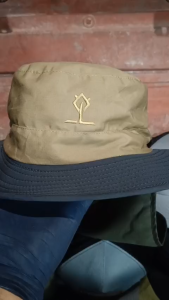 Topi SANGALAKI Troepen Flapneck Brown Black