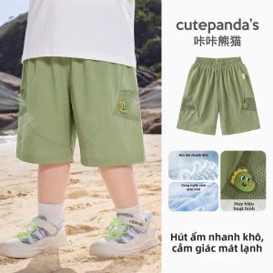 CUTEPANDAS | Quần Short Cho Bé Chống Muỗi Thoáng Khí Cảm Giác Mát Lạnh