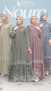 GAMIS SEPLY NOURA 06 DRESS 2025 TERBARU DAILY KASUAL KEKINIAN KONDANGAN KULIAH TERMURAHHH