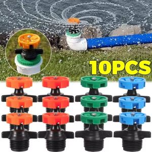 10 cái Vòi xoay tự động Vòi phun tưới nước vòi xoay vòi tưới nước 360 ° để tưới rau hoa bãi cỏ sân vườn
