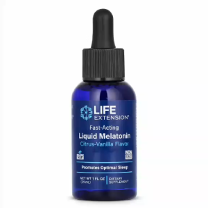 Life Extension Fast-Acting Liquid Melatonin 3mg 59ml Citrus-Vanilla | Sleep Support Dietary Supplement