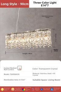 Italian Luxury Modern Minimalist Chandelier New 2026 Style