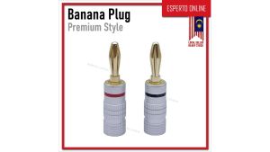 1 piece premium Gold Plated Audio Speaker Connector Banana Plug