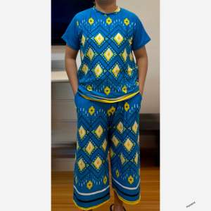 SQUAREPANTS SETS TERNO TOKONG FOR WOMEN WIDE LEG fit up to Large