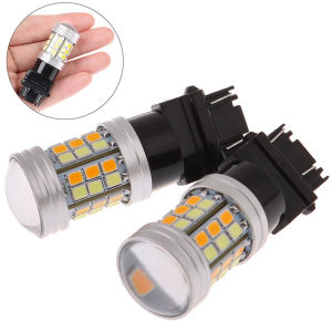 Đèn Xi Nhan Ô Tô LED Hai Màu 3157 P27/7W Py21w 1157 BAY15D T20 7443 W21/5W T25 DRL Đèn Phanh Tự Động 12V Có Công Tắc