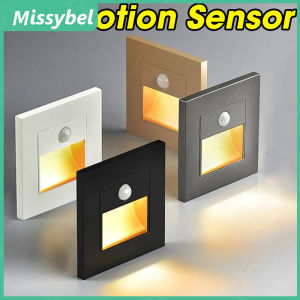 LED human body sensing night light PIR motion detector sensor LED staircase night light infrared sensing staircase bedroom decoration