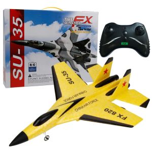 RC เครื่องบิน Drone SU-35 2.4G Glider รีโมทคอนโทรล Fighter ไฟฟ้าของเล่นเครื่องบินเครื่องร่อนโฟม EPP ของเล่นเด็กของขวัญเด็ก