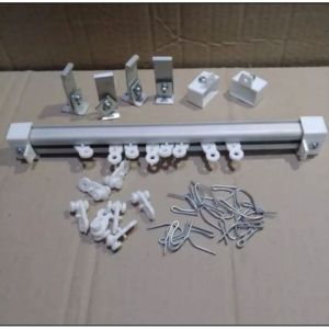 Batang Gorden Balok fullset / Besi Gorden kotak / Rell Gorden kotak fullset