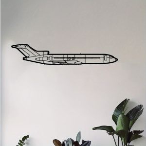 CIFbuy | CIFBUY Retro Airplane Iron Metal Wall Art Vintage Aviation Sculpture Decor for Outdoor Garden & Fence