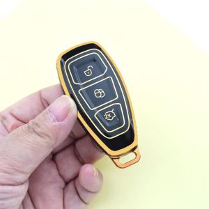 Shell For Ford Focus 3 4 ST Mondeo MK3 MK4 Fiesta Fusion Kuga Ecosport New TPU Car Smart Key Case Cover Protect Fob Accessories
