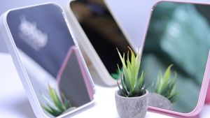 Nordic Minimalist Vanity Table Top Foldable Desktop Makeup Mirror