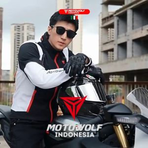 Jaket Touring Motor Windbreaker Water Repellent Protector 7 Sisi Motowolf JM5