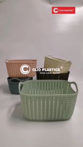Keranjang CLIO Mongolia UK S Anyaman Keranjang Plastik Laundry Storage