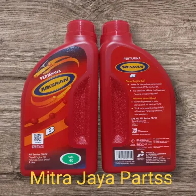 Oli Mesran B 40 1 Liter Oli Pertamina Mesran B SAE-40 1L Perbotol ( HARGA PER BOTOL )