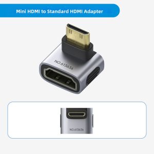 Hagibis | Right Angle L-shaped Mini HDMI Adapter