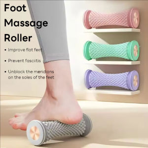 Foot Massager Massage Roller Yoga Massage Ball Plantar Fascia Roller Muscle Relaxation Care Plastic Manual Foot Massager