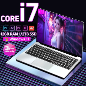 New Business Laptop Windows 11 Pro Portable Laptop Intel Core i7-7500U Laptop Office Computer Business Preferred | Narrow bezel Large Screen | Portable and Portable