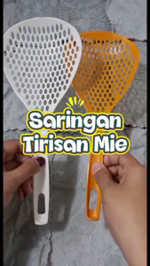 Sendok Mie Jumbo SIlikon Tirisan Saringan Sayur Masakan Centong Bakso