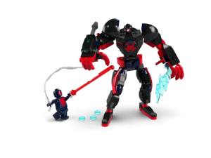 LEGO SUPERHEROES 76337 Đồ Chơi Lắp Ráp Người Máy Miles Morales Và Spider-Man 2099 (135 chi tiết)