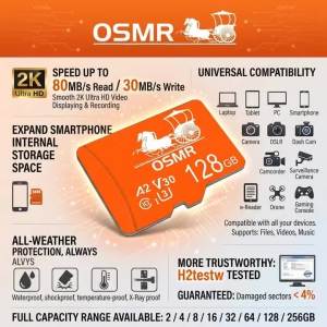 Micro SD TF Card Class 10 High Speed Memory Card 32/64/128/256GB Flash Storage Card For Smartphone Monitoring Camera Dash Cam