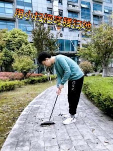 OHHDEER Penyapu Besar Luar Rumah 71cm Bertangkai Panjang Heavy Duty Outdoor Yard Broom Extra Large Wide Head Sweeping Broom