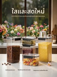 LocknLock | Hộp Đựng Gạo và Thực Phẩm Kín Mít Trong Suốt