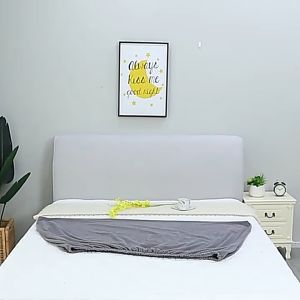 Elastic Bedhead Cover Solid-Color All-inclusive Bed Head Back Protection Dust Cover Bedroom Removable Bedside Cover Universal