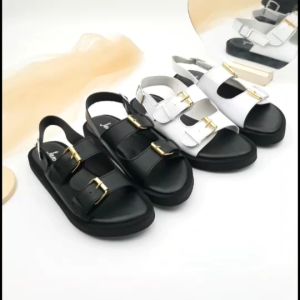 Janitra Official Shop - ALLEA Sandal Wanita Platform Tali Ban Dua Gesper Empuk Model Korean Style