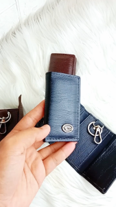 ACC LARIS - Gantungan Kunci / Dompet Kunci STNK Lipat Kancing - Logo MITSUBISHI