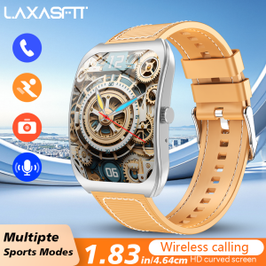 laxasfit | New Curved Screen Smart Watch 2025 For Health Watch Heart Rate Blood Oxygen/Pressure Sleep Monitor Sports Smartwatch